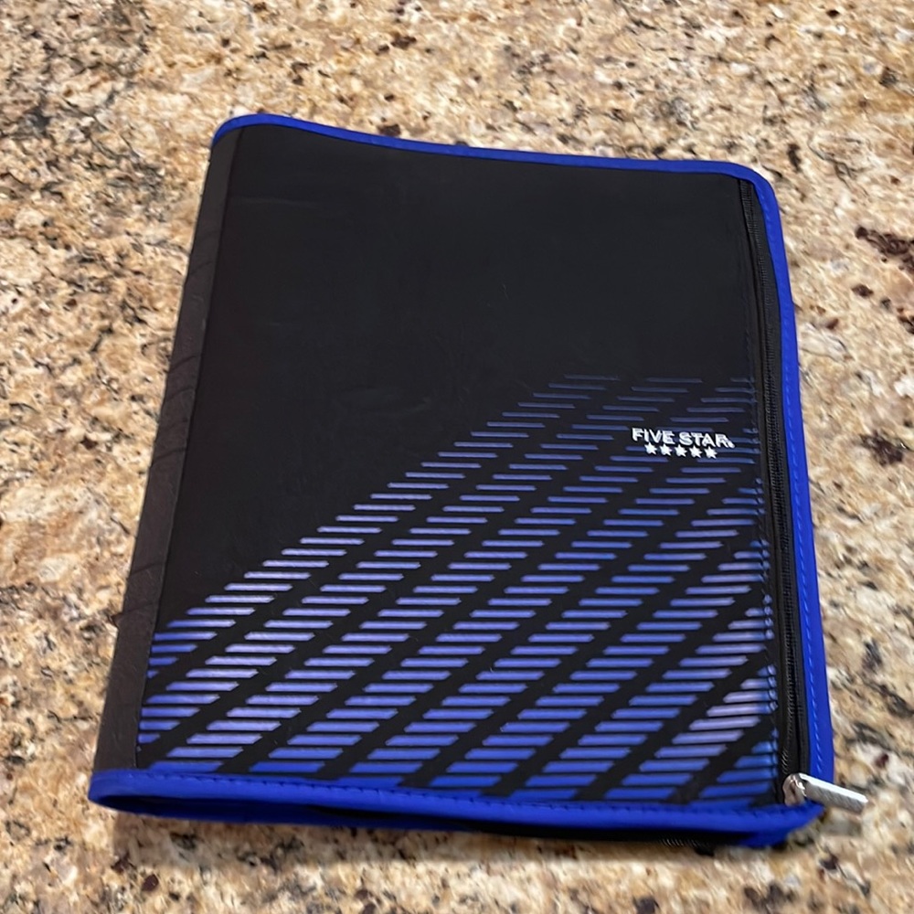 1 inch five star binder perfect for middle school